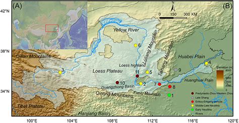 MAP Yellow River On A Map